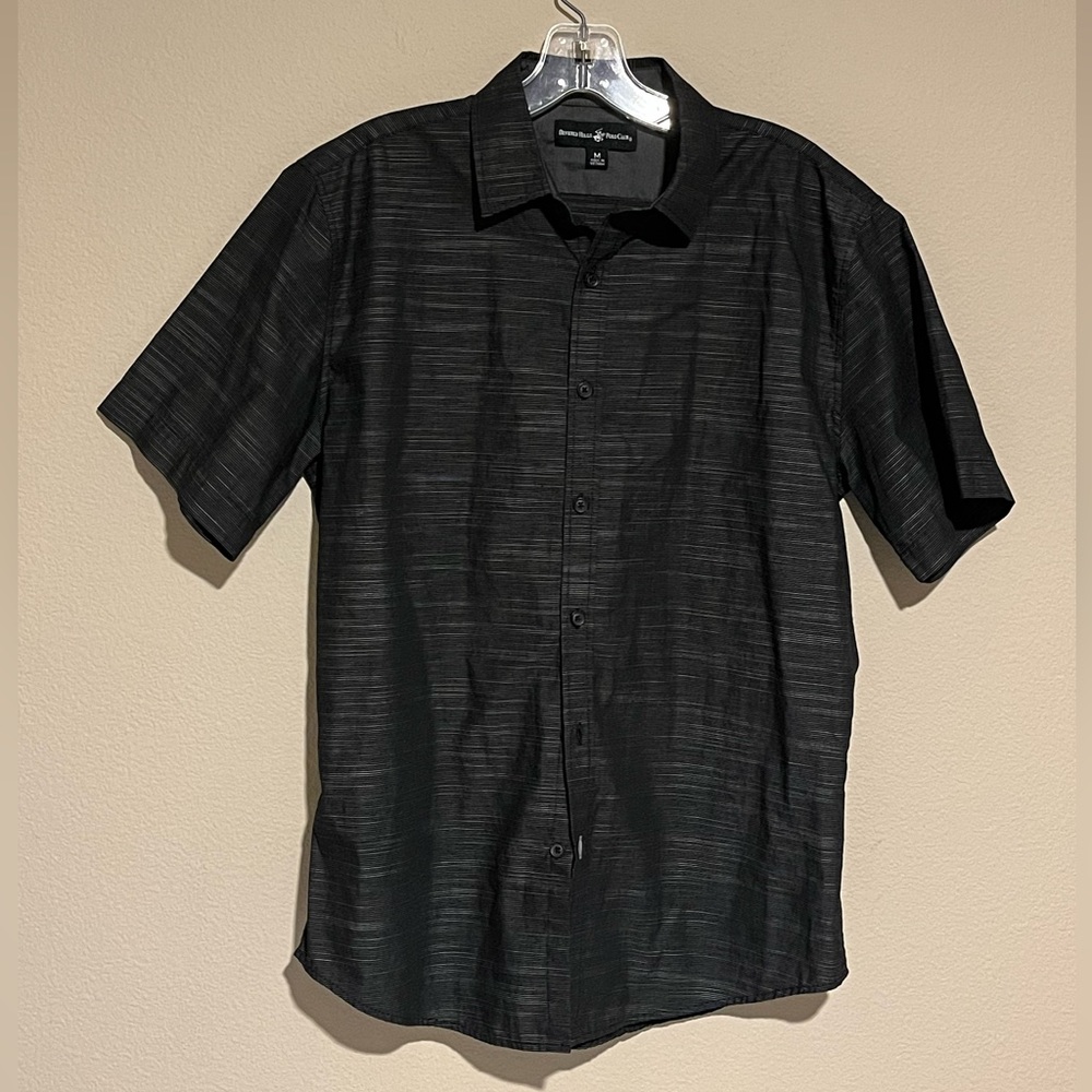 Beverly Hills Polo Club Dark Grey Button Down